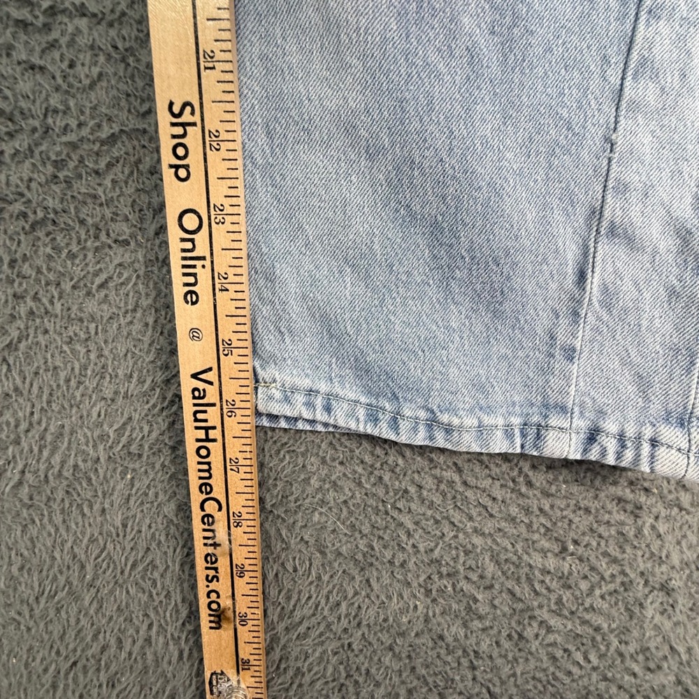 Lucky Brand Barrel Leg Jeans Women 0/25 Light Wash Embroidered Hearts High Rise - Picture 11 of 11